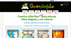 Desktop Screenshot of cuentosparadormir.com